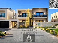 Villa for Rent in Al Zahia, Ajman | 5 Master Bedrooms | Majlis | 2 Halls | 2 Kitchens | Maid’s Roo