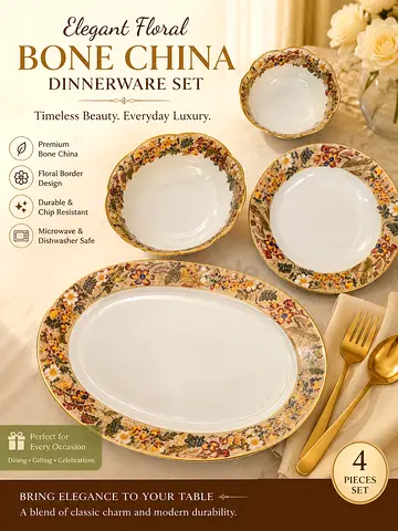 China ware + qahwa set for 100 dhs
