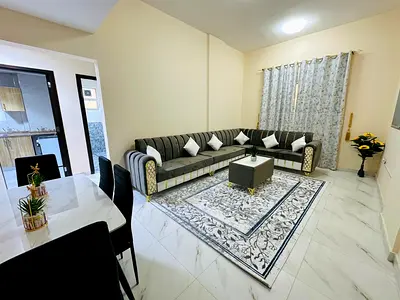 Including all bills / new construction / on Ajman Corniche directly / very clean furniture