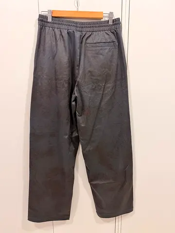 Zara Men's Charcoal Grey wide leg Trousers