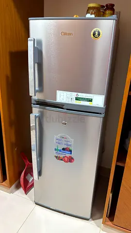 Silver Clikon Double-Door Refrigerator - Good Working Condition