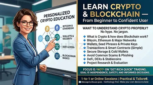 Learn Crypto & Blockchain — From Beginner to Confident User