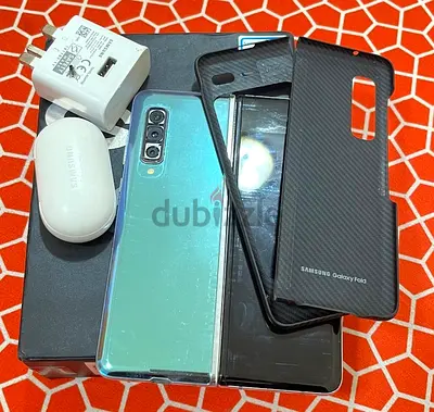 Samsung Galaxy Z Fold (with box, charger, buds & cases) - Good condition