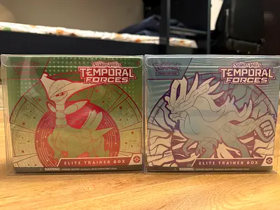 **Pokémon TCG Elite Trainer Boxes (Pair) - Temporal Forces Set**