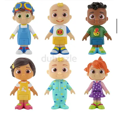 Set of 6 Little Friends Figurines — Baby & Toddler Play Figures Cocomelon