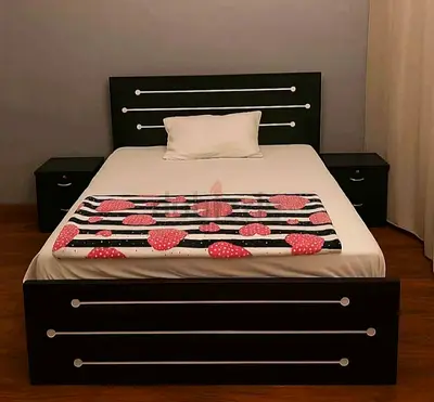 Brand New wooden king size Bed including Medical Mattress Available