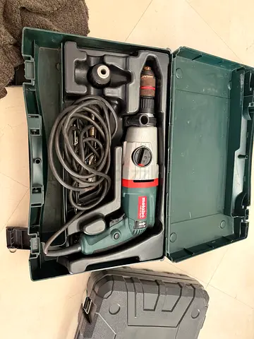 Metabo Electric Drill in Case - Good Working Condition