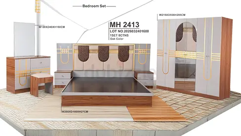 Brand New Modern Design Complete Bedroom Set Available