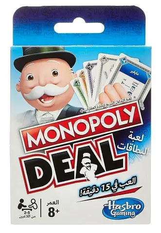 Monopoly Deal card game (Hasbro) - Arabic edition