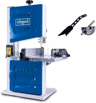 Scheppach Band saw HBS25 350W, table 300x300mm, tiltable from 0°-45°