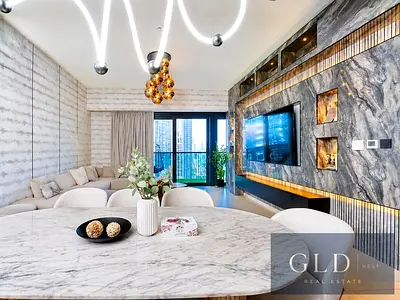 Burj Khalifa View | 3BR + Maid | High Floor | Vacant