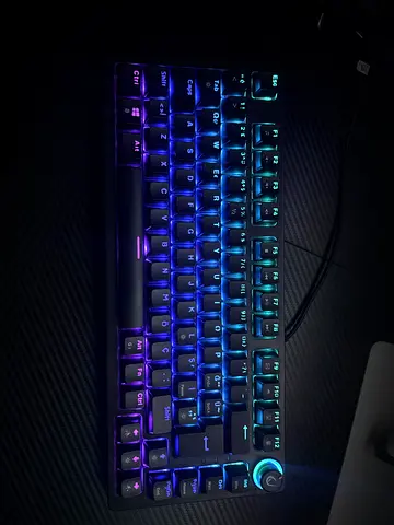 [Read Description] Gaming Keyboard • Mechanical Keyboard with RGB Volume Knob • Excellent Condition
