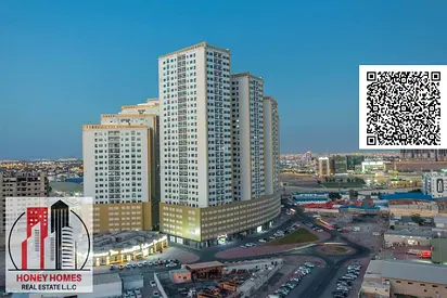 Hot offer on two bedroom apartment for sale in pearl towers , near to the easy location of the ajman