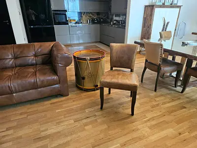 Timothy Oulton Genuine Leather 6X Chairs