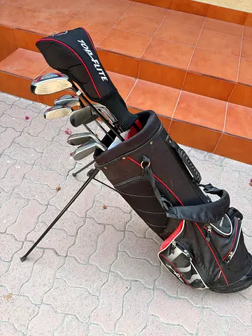 Left hand Top Flite Golf Club set