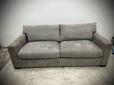 Crate&barrel axis three seater sofa