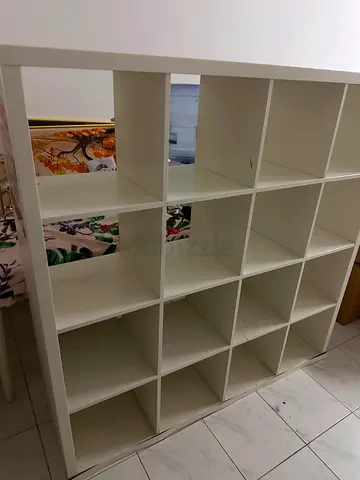 White Tall Wardrobe/Storage Cabinet with Glass Door, Good Condition