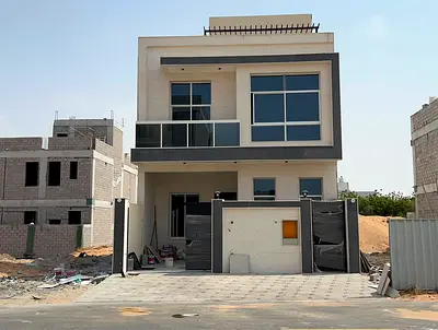 🏡🔥 Villa for Rent in Al Zahya, Ajman | 5 Master Bedrooms | Majlis | Hall | Roof | AED 85K