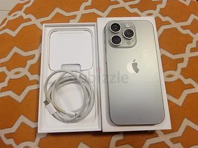 Iphone 15 Pro TDRA 256GB LCD dot Physical sim condition like new with box and original cable