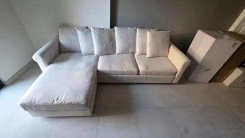 Ikea excellent condition gronlid L shape sofa bed with mattress