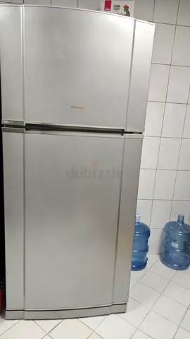 Toshiba  ,2-Door Top Freezer Refrigerator - Silver, Good Working Condition