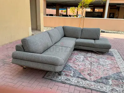 Natuzzi premium quality L shape sofa