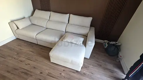 Great condition IKEA eskelstuna l sahpe sofa bed