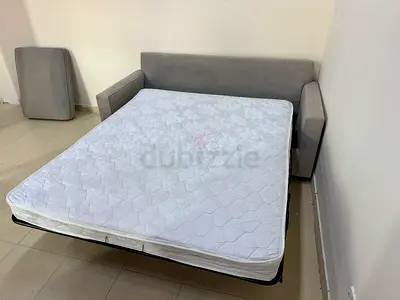 West elm two seater sofa bed with mattress