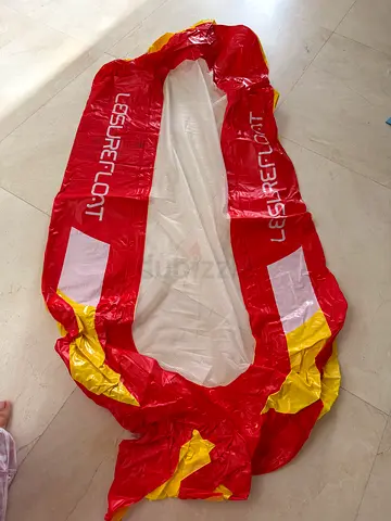 Lesfrobert Inflatable Water Sports Float - Red & Yellow