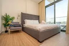 Furnished Studio Apartment with Water View in Meydan