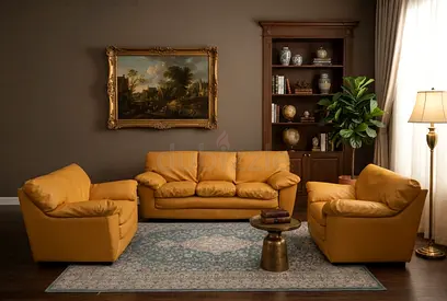 . Matching Single-Seater Chairs

The two matching armchairs complete the overall appearance of the s
