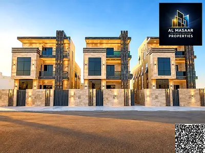 Own a villa for sale in Ajman at an attractive price and with no annual fees. First occupancy, free