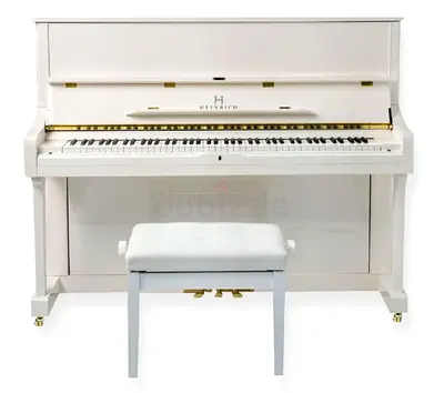 Heinrich Upright Piano HUP-121W – High Gloss White