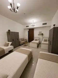 Sharing Room Fully Furnished with GYM , Pool and unshaded parking | Sahara Towers | Nahda