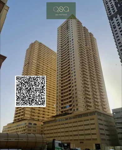 Furnished Two Bedroom Apartment Is Available For Rent In Lavender Tower, Emirates City, Ajman.