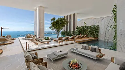 "Wake Up to the Magic of the Ocean.. Luxury (2 BHK) Apartment with a Panoramic Sea View at 'Al Wata