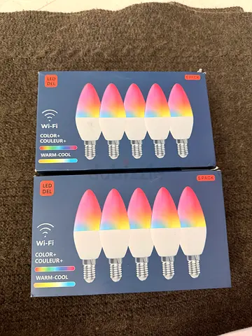Smart WiFi LED Color Bulbs E14 - RGB Dimmable (10 Pack)