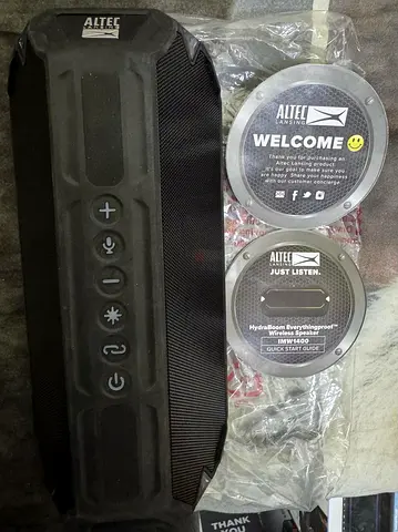 Altec Lansing HydraBoom Wireless Waterproof Bluetooth Speaker - Good Condition