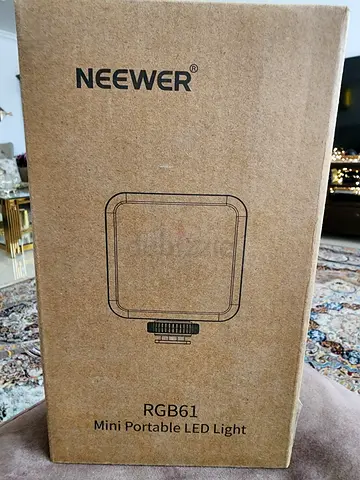 NEEWER Magnetic RGB Camera Light, 360° Full Color Small LED Panel, RGB61 Video Light,