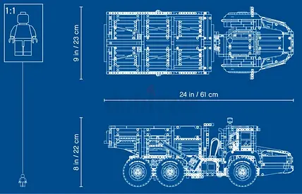 Retired - Sealed - 42114 - 6x6 Volvo Articulated Hauler
