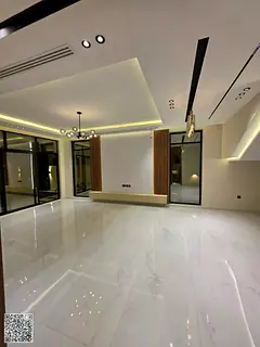 For annual rent – Luxury villa with five bedrooms, two floors, and a rooftop in Al Hilow, Ajman
