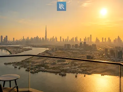 2BR | Burj Khalifa View | High Floor | Address Harbour Point