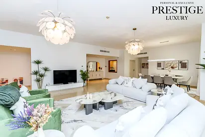4BR+Maid's | Partial Sea View| Rented| Unfurnished
