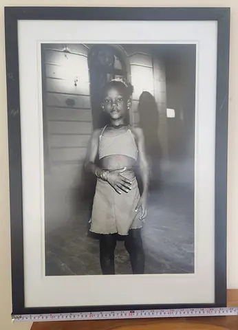 ​Authentic Katsu Naito B&W Framed Prints – "Once in Harlem" Series