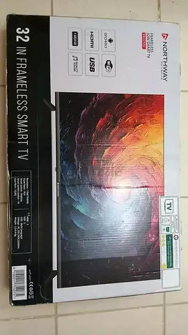32-inch Northway Frameless Smart TV - Boxed, Good Working Condition