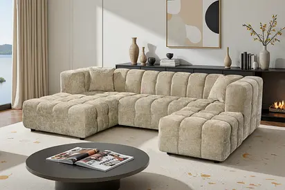 Modern Family Sofa Set Built for Long Lasting Comfort