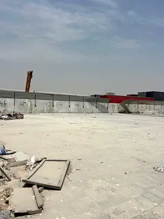 **20,000 Sq Ft Open Yard with 2 shops for Rent – Sajaa Industrial Area, Sharjah | AED 260,000/Year