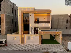 For sale, including registration fees: a luxurious villa with super deluxe finishes, 4 master bedroo