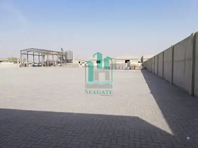 ساحة مفتوحة للإيجار | الصجعة الصناعية، الشارقة