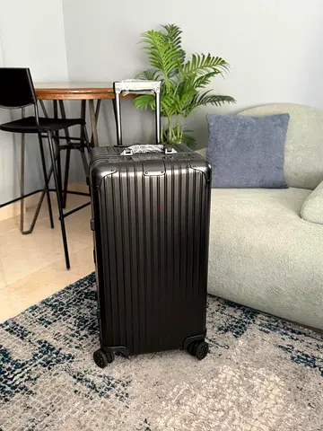 Rimowa aluminium suitcase in black